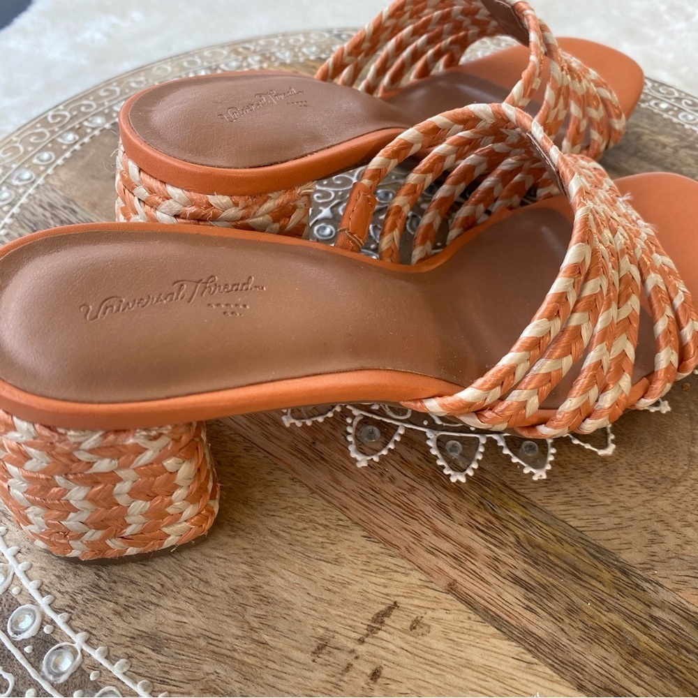 Universal Thread Tan Woven Mules - Picture 12 of 15